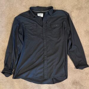 Poncho Men's Charcoal Gray Shirt XXL